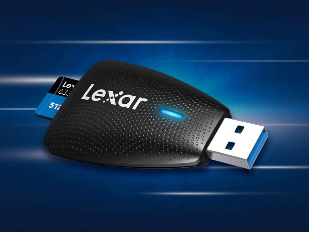 Card Reader Lexar 2in1 USB 3.1 MultiCard Reader support SD and Micro SD